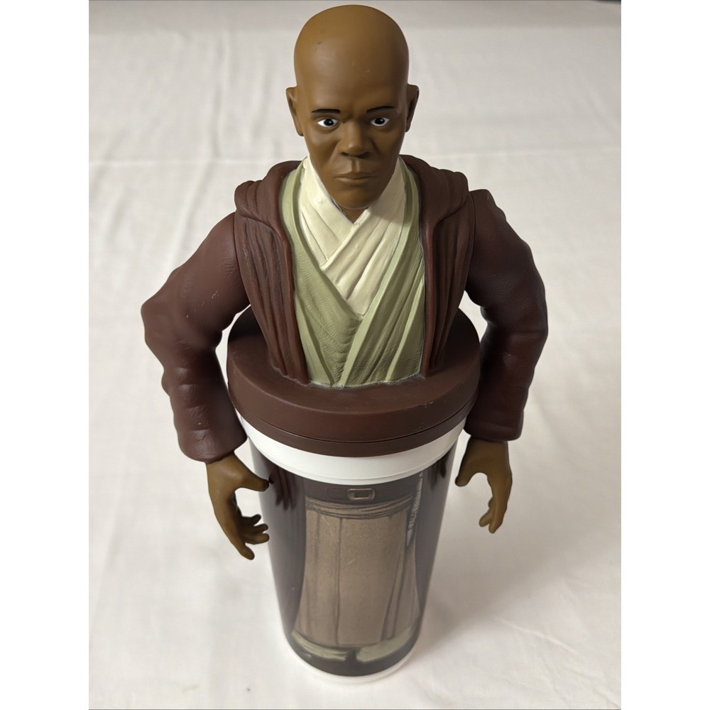 1999 Star Wars Phantom‎ Menace Pepsi Taco Bell Pizza Hut Mace Windu Cup Topper